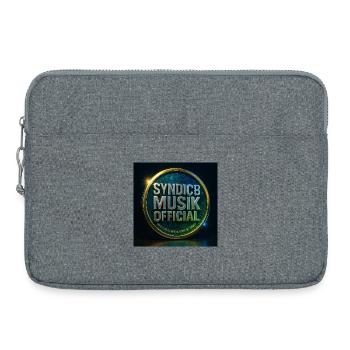 Syndic8 Music Badge Cosmic Metal - Laptop bag 15" - heather grey - Front