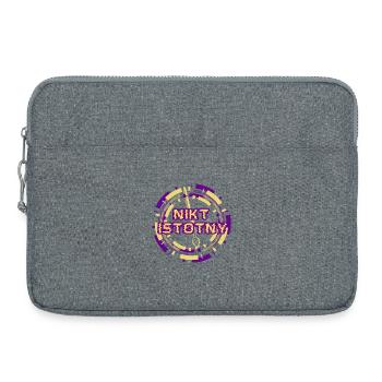 Niemand Wichtiges - Laptoptasche 15" - Grau meliert - Vorne
