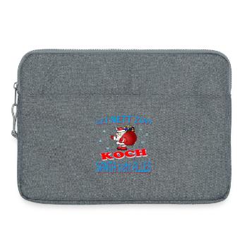 SANTA KOCH - Sacoche pour ordinateur portable 15 pouces - gris chiné - Devant