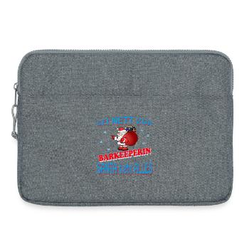 BARMAN DU PÈRE NOËL - Sacoche pour ordinateur portable 15 pouces - gris chiné - Devant