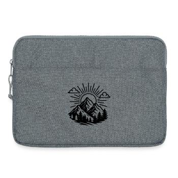 Berge - Laptoptasche 15" - Grau meliert - Vorne