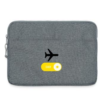 Weltreisen - AUF - Laptoptasche 15" - Grau meliert - Vorne