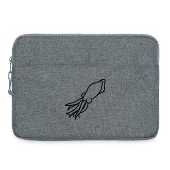 Tintenfisch - Laptoptasche 15" - Grau meliert - Vorne