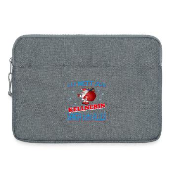 SANTA WAITRESS - Laptop bag 15" - heather grey - Front