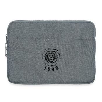 35. Geburtstag Wild, free & untamed since 11/1990 - Laptop bag 15" - heather grey - Front