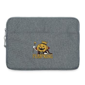 Pumpking - Halloween 2025 - Laptop bag 15" - heather grey - Front