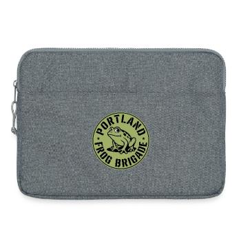 Portland Resistance Frog - USA Portland Protests - Laptoptasche 15" - Grau meliert - Vorne