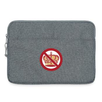 Pas de rois Pas de rois avec une couronne royale - Sacoche pour ordinateur portable 15 pouces - gris chiné - Devant