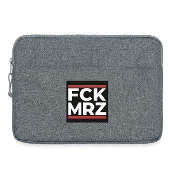 FCK Mar – Déclaration antifasciste Shi - Sacoche pour ordinateur portable 15 pouces - gris chiné - Devant