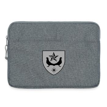Tauben - Laptoptasche 15" - Grau meliert - Vorne