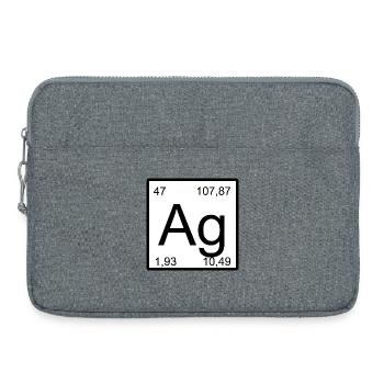 Ag Period Symbol Minimum Pressure - Laptop bag 15" - heather grey - Front