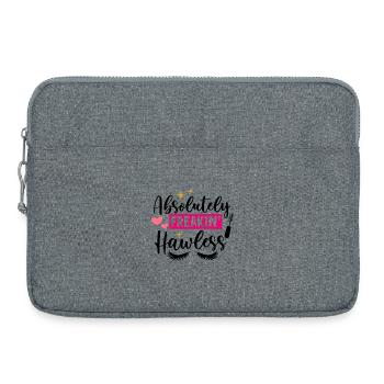 Cœurs pop fous - Sacoche pour ordinateur portable 15 pouces - gris chiné - Devant