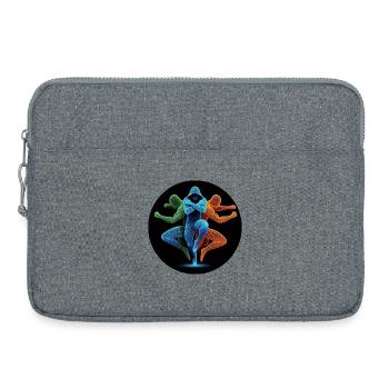 Bunte Dreifaltigkeit - Laptoptasche 15" - Grau meliert - Vorne