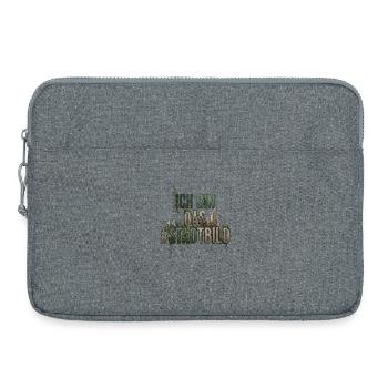 Nature_Overlay_T-shirt - Laptop bag 15" - heather grey - Front