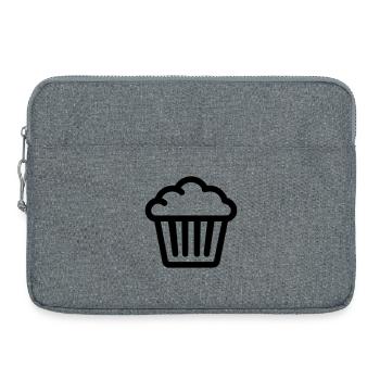 muffin - Sacoche pour ordinateur portable 15 pouces - gris chiné - Devant