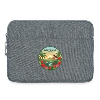 Martinique 972 - Laptop bag 15" - heather grey - Front