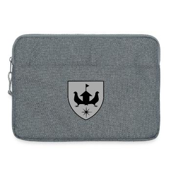 Tauben - Laptoptasche 15" - Grau meliert - Vorne