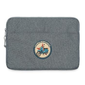 Schwalbe Simson Mobylette DDR Suhl KR51 Cadeau - Sacoche pour ordinateur portable 15 pouces - gris chiné - Devant