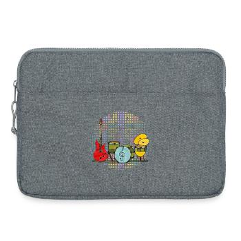 Instruments de musique - Sacoche pour ordinateur portable 15 pouces - gris chiné - Devant