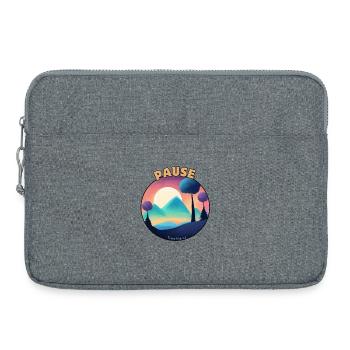 Natural Serenity Break - Laptop bag 15" - heather grey - Front