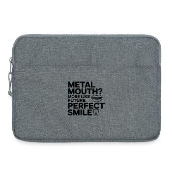 Future Perfect Smile Brace Life - Sacoche pour ordinateur portable 15 pouces - gris chiné - Devant