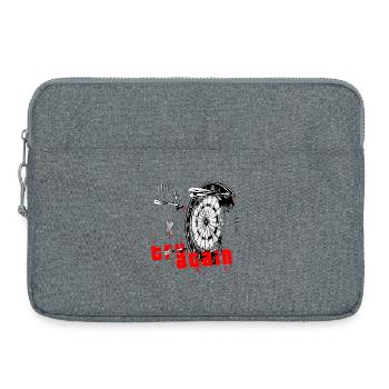 dart - Laptop bag 15" - heather grey - Front