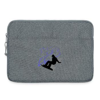 Planche à neige - Sacoche pour ordinateur portable 15 pouces - gris chiné - Devant