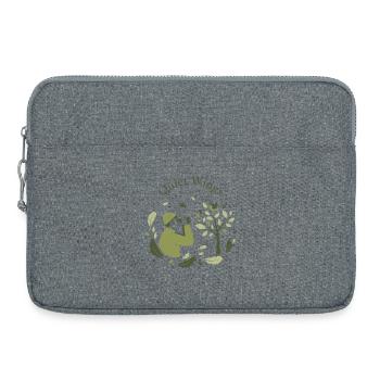 Ailes silencieuses - Sacoche pour ordinateur portable 15 pouces - gris chiné - Devant