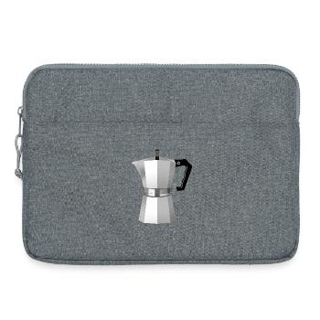 Coffee? - Laptop bag 15" - heather grey - Front