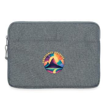 Absolute Trust Regenbogenberge - Laptoptasche 15" - Grau meliert - Vorne
