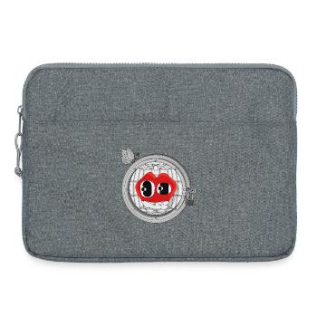 HEARTBEAT 1 - Laptop bag 15" - heather grey - Front