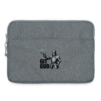 Gid Gud - Funny Gaming Memes - Laptop bag 15" - heather grey - Front