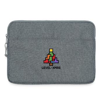 Arbre-pixels de LevelXmas - Sacoche pour ordinateur portable 15 pouces - gris chiné - Devant