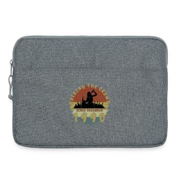 35th Birthday Rocking the crowd SNG 12/1990 - Laptop bag 15" - heather grey - Front