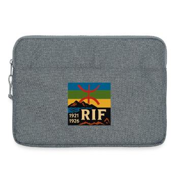 Symbole Patrimonial du Rif - Sacoche pour ordinateur portable 15 pouces - gris chiné - Devant