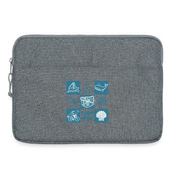 St. Trop ruft - Laptoptasche 15" - Grau meliert - Vorne