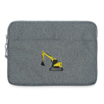 Excavator - Laptop bag 15" - heather grey - Front