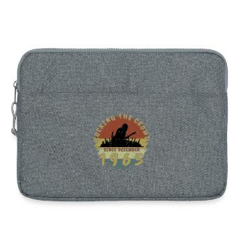 60. Geburtstag Rocking the crowd GIT 12/1965 - Laptoptasche 15" - Grau meliert - Vorne