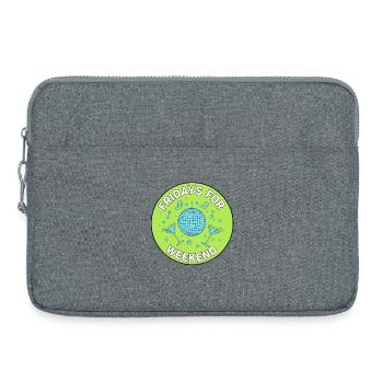 Fridays for Weekend Disco - Laptoptasche 15" - Grau meliert - Vorne