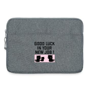 Compagnie d’adieu Bonne chance - Sacoche pour ordinateur portable 15 pouces - gris chiné - Devant