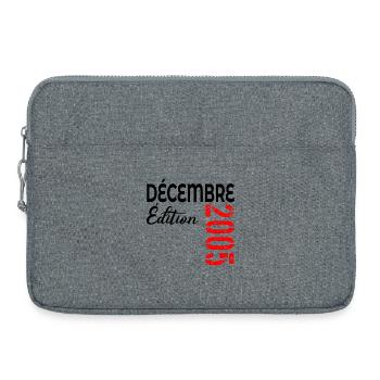 Décembre 2005 Édition - 21e Anniversaire - Sacoche pour ordinateur portable 15 pouces - gris chiné - Devant