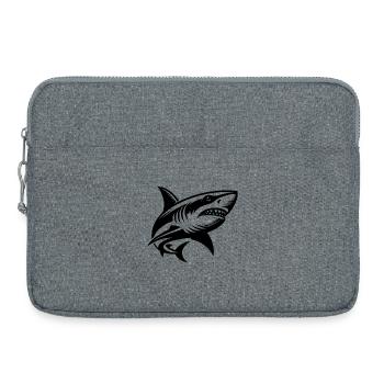 Le requin d’océan appelle et il a de nombreuses dents - Sacoche pour ordinateur portable 15 pouces - gris chiné - Devant