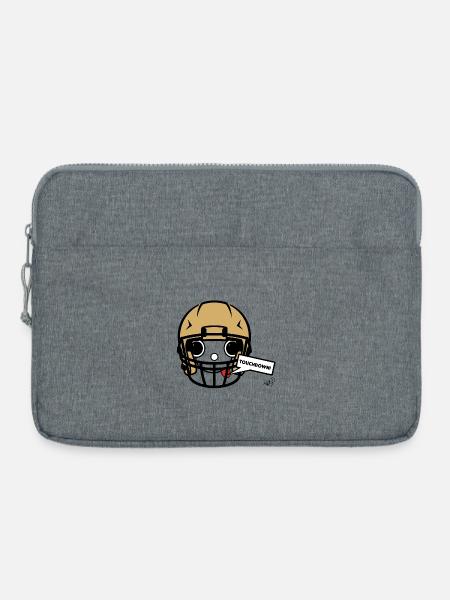 Koppie Touchdown Mascot Footballhelm - Laptoptasche 15" - Grau meliert