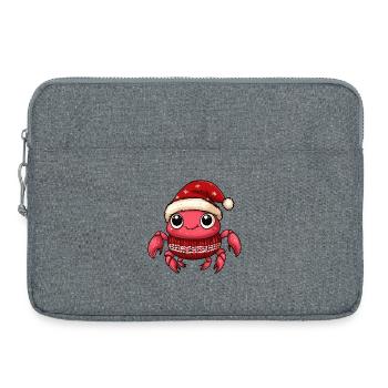 Noël de Crabe Crabe - Sacoche pour ordinateur portable 15 pouces - gris chiné - Devant