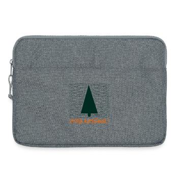Merry Christmas Christmas Tree - Laptop bag 15" - heather grey - Front
