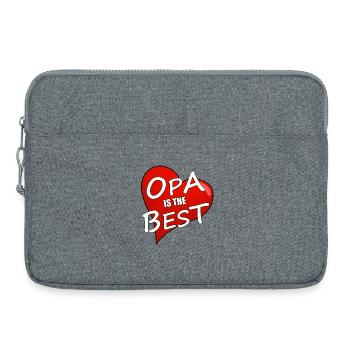 GRAND-PÈRE EST LE MEILLEUR - Sacoche pour ordinateur portable 15 pouces - gris chiné - Devant
