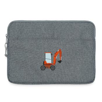 Excavator - Laptop bag 15" - heather grey - Front