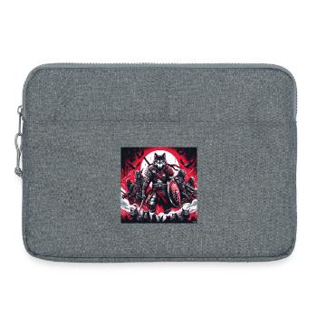 Les loups de la Légion Pourpre - Sacoche pour ordinateur portable 15 pouces - gris chiné - Devant