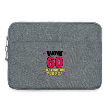Ça te va vraiment très bien - Sacoche pour ordinateur portable 15 pouces - gris chiné - Devant