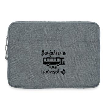 Bus Driving Bus Driver Bus - Laptop bag 15" - heather grey - Front